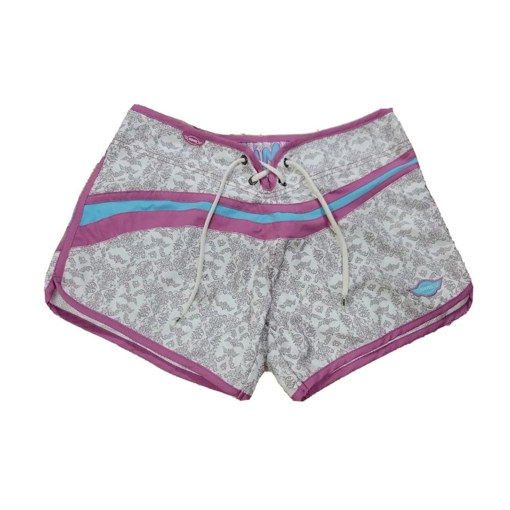 Women's Juniors Size 9 SIMS Boardshort Swim Shorts Bottoms Mesh Lined